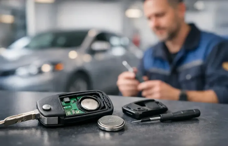 Autoschlüssel Batterie wechseln ki-generiert