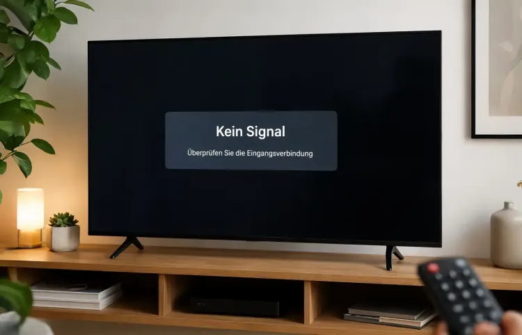 Fernseher zeigt kein Kanal ki-generiert