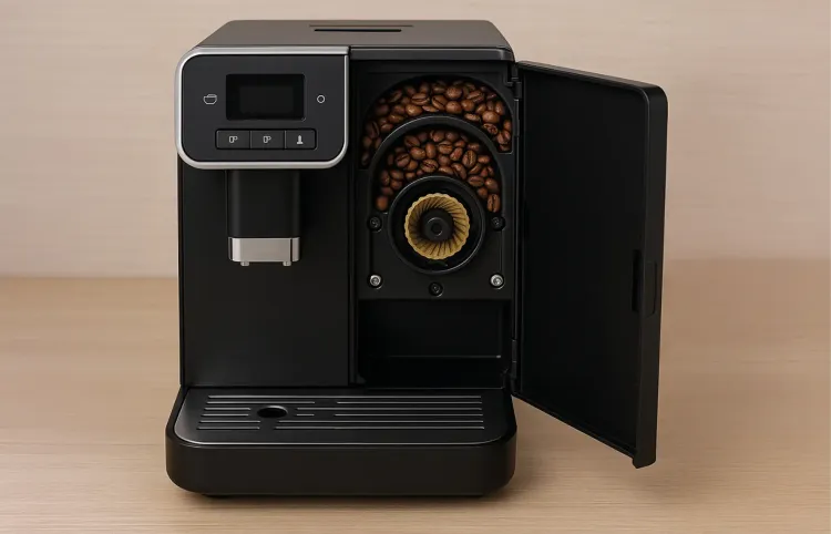 Kaffeemaschine Mahlwerk ki-generiert
