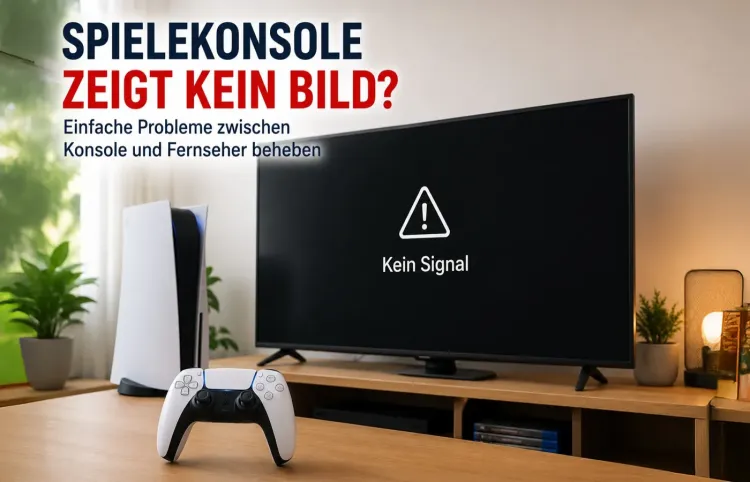Spielkonsole zeigt kein Bild ki-generiert