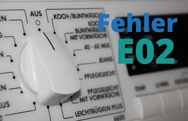 Amica Waschmaschine Fehler E02