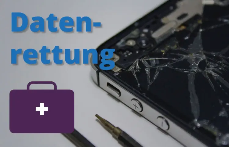 Datenrettung auf einem beschädigten Smartphone