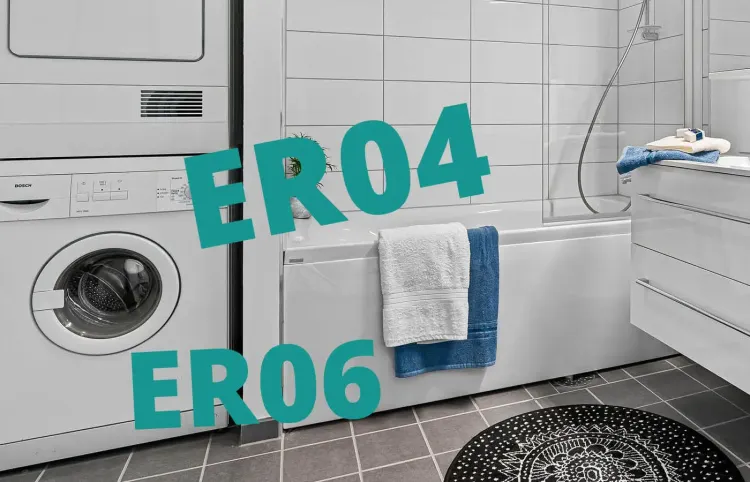 Beko Waschmaschine Fehler ER04 und ER06
