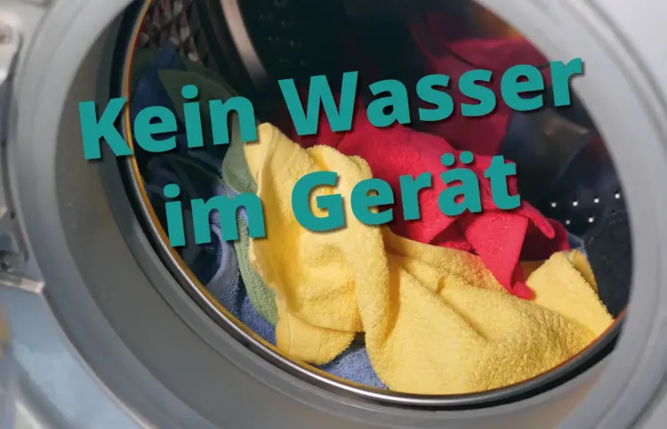 Samsung Waschmaschine Fehler E4 kein Wasser im Gerät