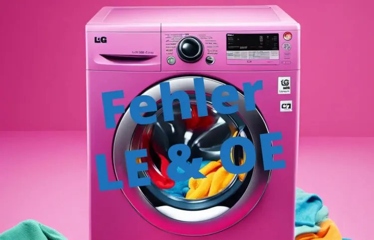 Fehler LE und OE bei LG Waschmaschine