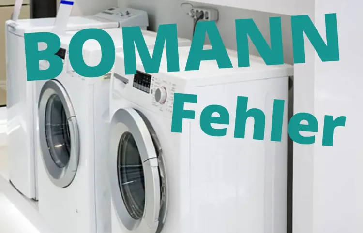 haeufige Fehler bei Bomann Trockner