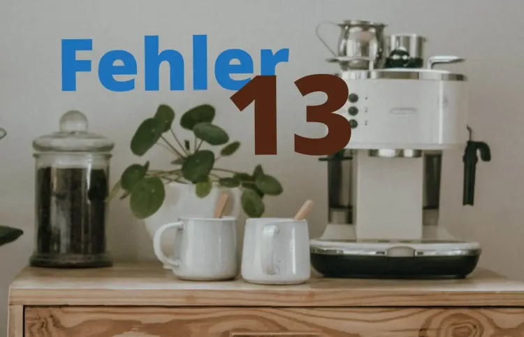 Krups Kaffeevollautomat Fehler F13