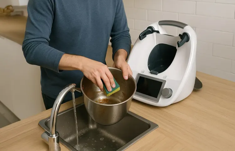 kuechenmaschine reinigen topf reinigen ki-generiert
