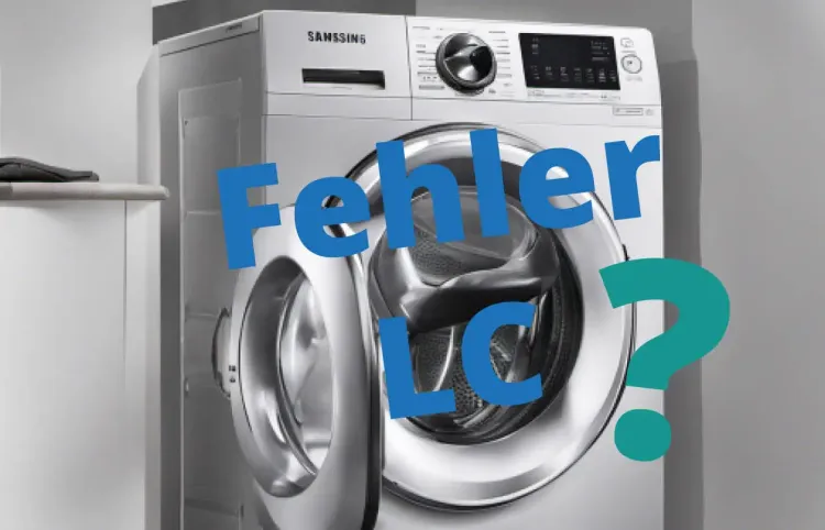 Samsung Waschmaschine Fehler LC