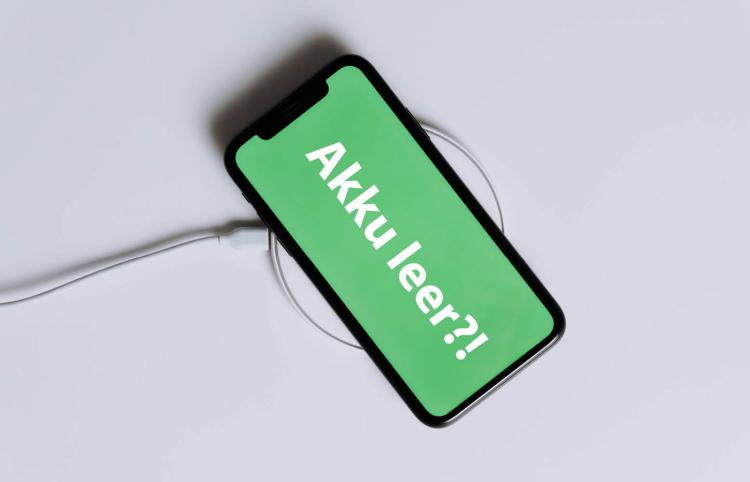 Smartphone Akku leer