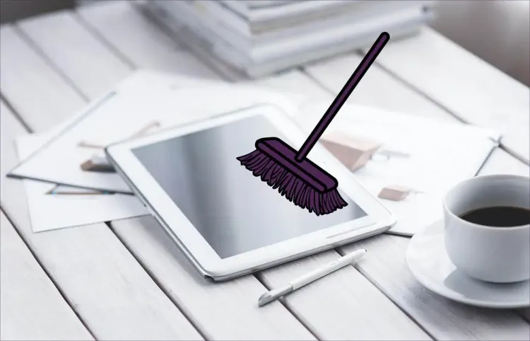 So reinigen Sie Ihr Tablet digital
