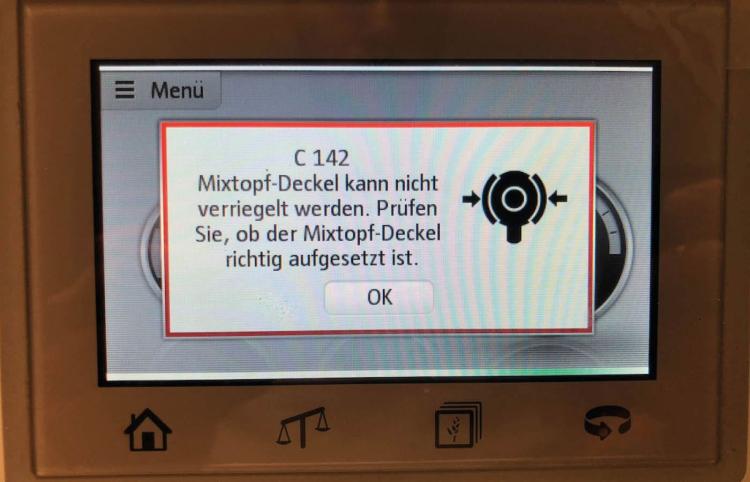 Verriegelungsfehler Thermomix TM5