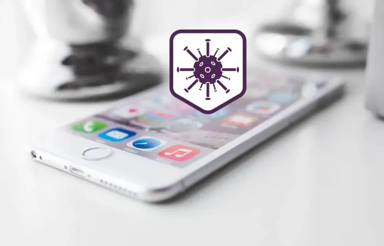 Virus auf dem Smartphone