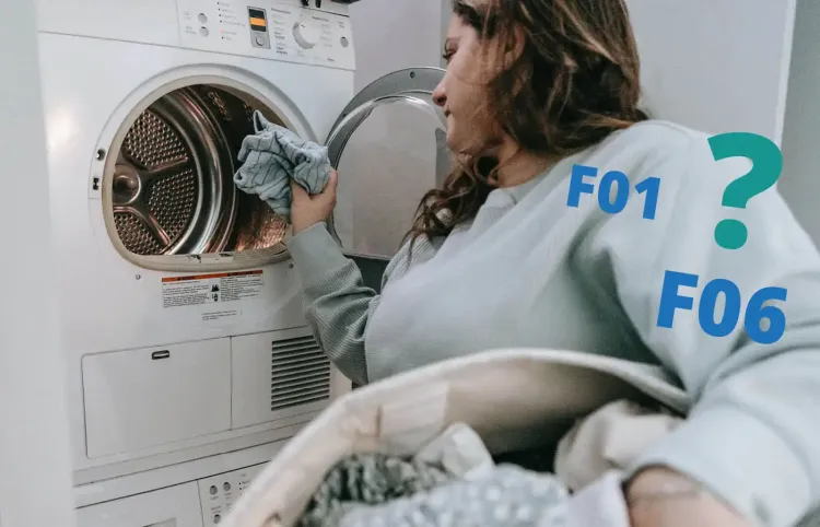 HiSense Waschmaschine Fehlermeldung F01 und F06