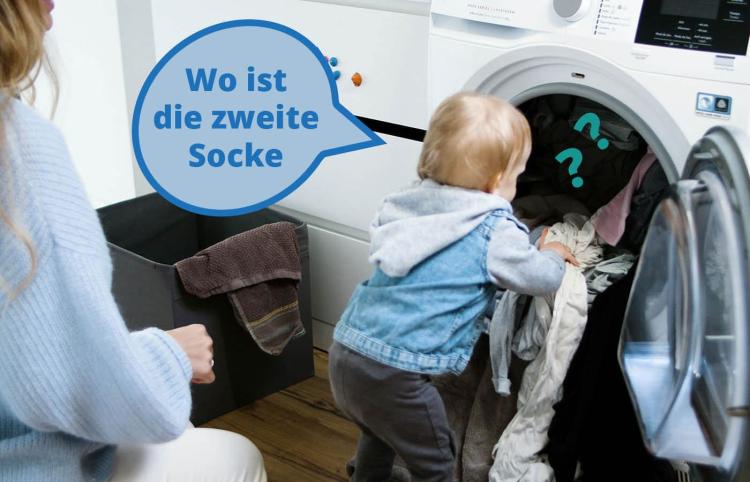Wo ist die zweiter Socke